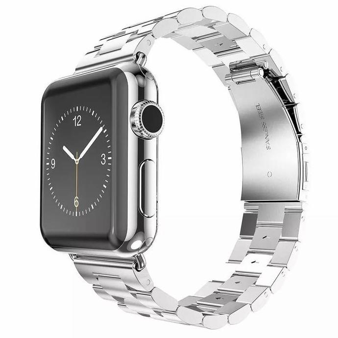 STRAP TALI JAM STAINLESS STEEL APPLE WATCH IWATCH SERIES 6 SE 42 44MM