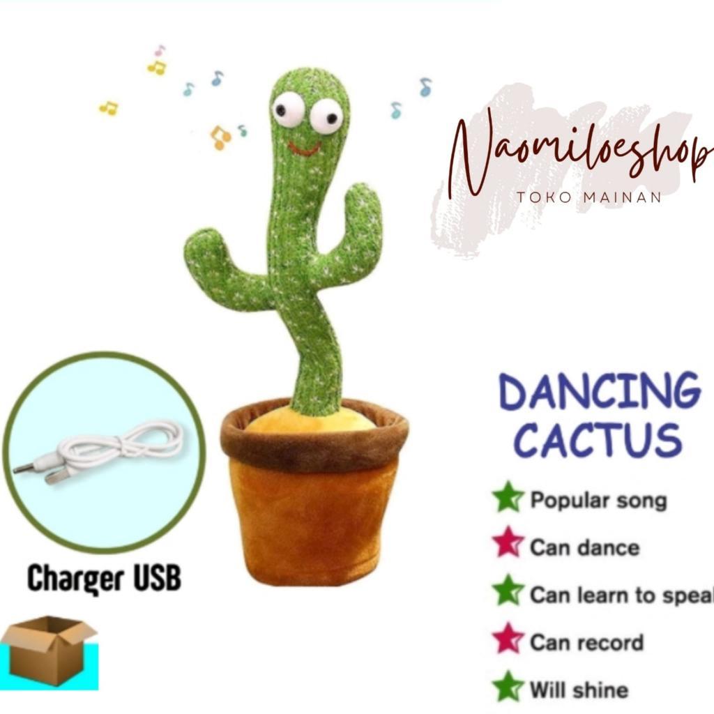 Kaktus Usb Polos Mainan Boneka Kaktus Goyang Lampu Dan Bicara / Boneka Kaktus Joget Bisa Menari Dan 
