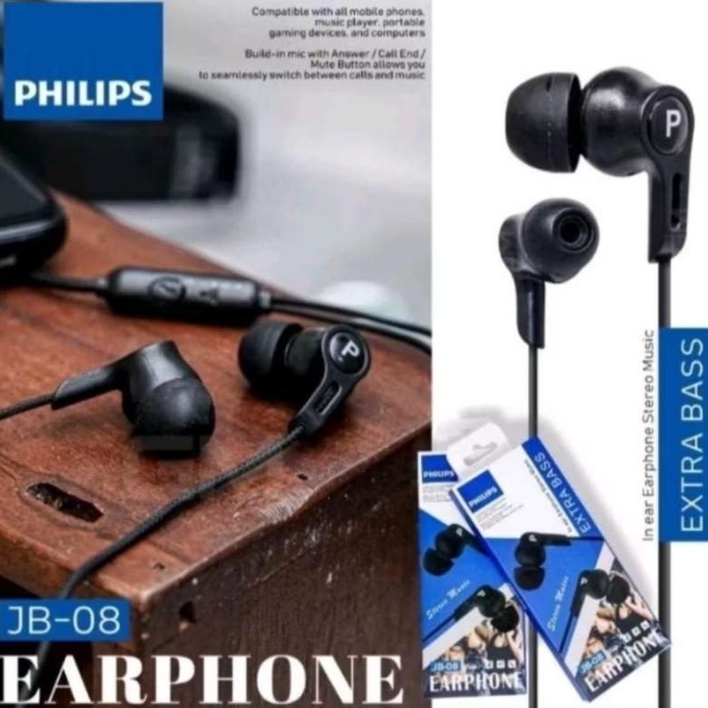 cuci gudang handsfree headset philips extra bass at-298 ph-268 handset philips jb-08 j-778 pl-69 at-