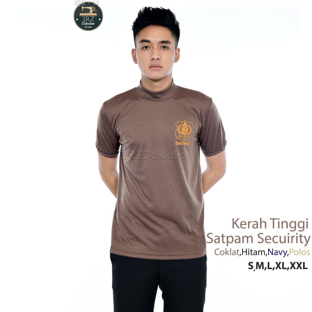 Sales Satpam Security Kaos Satpam Leher Tinggi Kaos Satpam Terbaru Kaos Security Kerah Panjang Terba