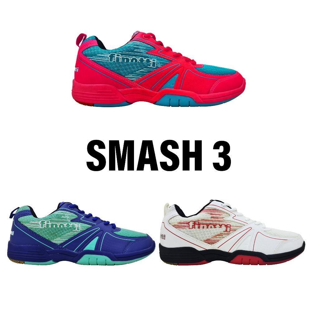 bestpromo sepatu badminton / bulu tangkis finotti smash 1 2 3 5