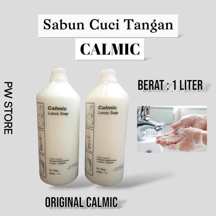 Sabun Cuci Tangan Calmic 1 Liter Original Calmic Hand washing Soap
