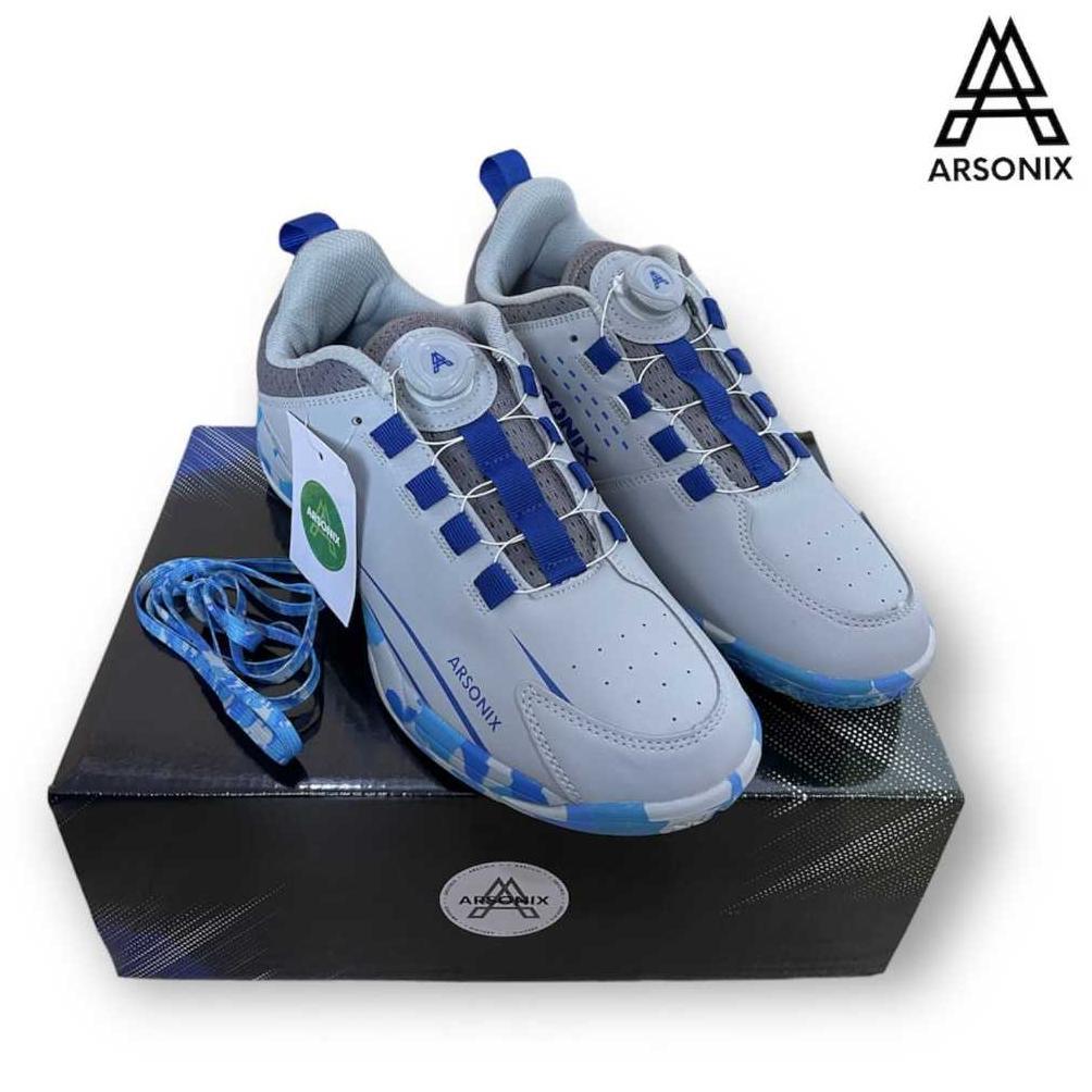 CUCI GUDANG SEPATU BADMINTON ARSONIX CAMO ORIGINAL ( FREE TALI SEPATU )