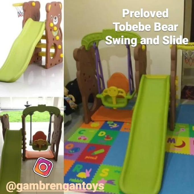Jual Ayunan Perosotan Tobebe Bear Swing and Slide Bekas not Haenim
