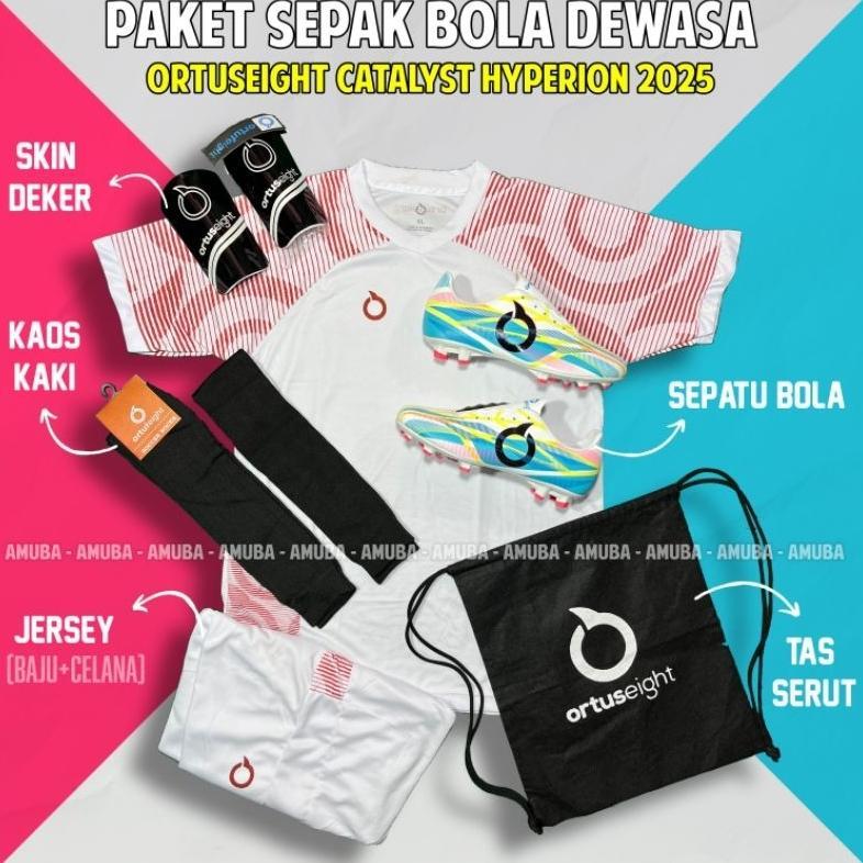 NEW Promo Sepatu Bola Ortus Catalyst Bima Jogosala Lengkap Paket Komplit Sepatu Sepak Bola Ortuseigh