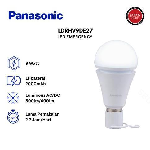 Lampu Darurat LED Panasonic / Emergency Lamp LDRHV9DE27 - Cool Daylight (Putih)