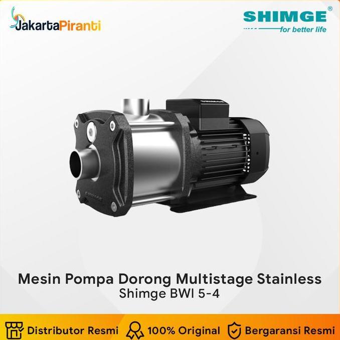 Mesin Pompa Dorong Sentrifugal Multistage Stainless Shimge BWI 5-4