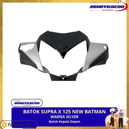 Batok Supra X 125 Batman - Batok Kepala Supra X 125 New Batman 2008 - 2012 Silver Sedang Hits