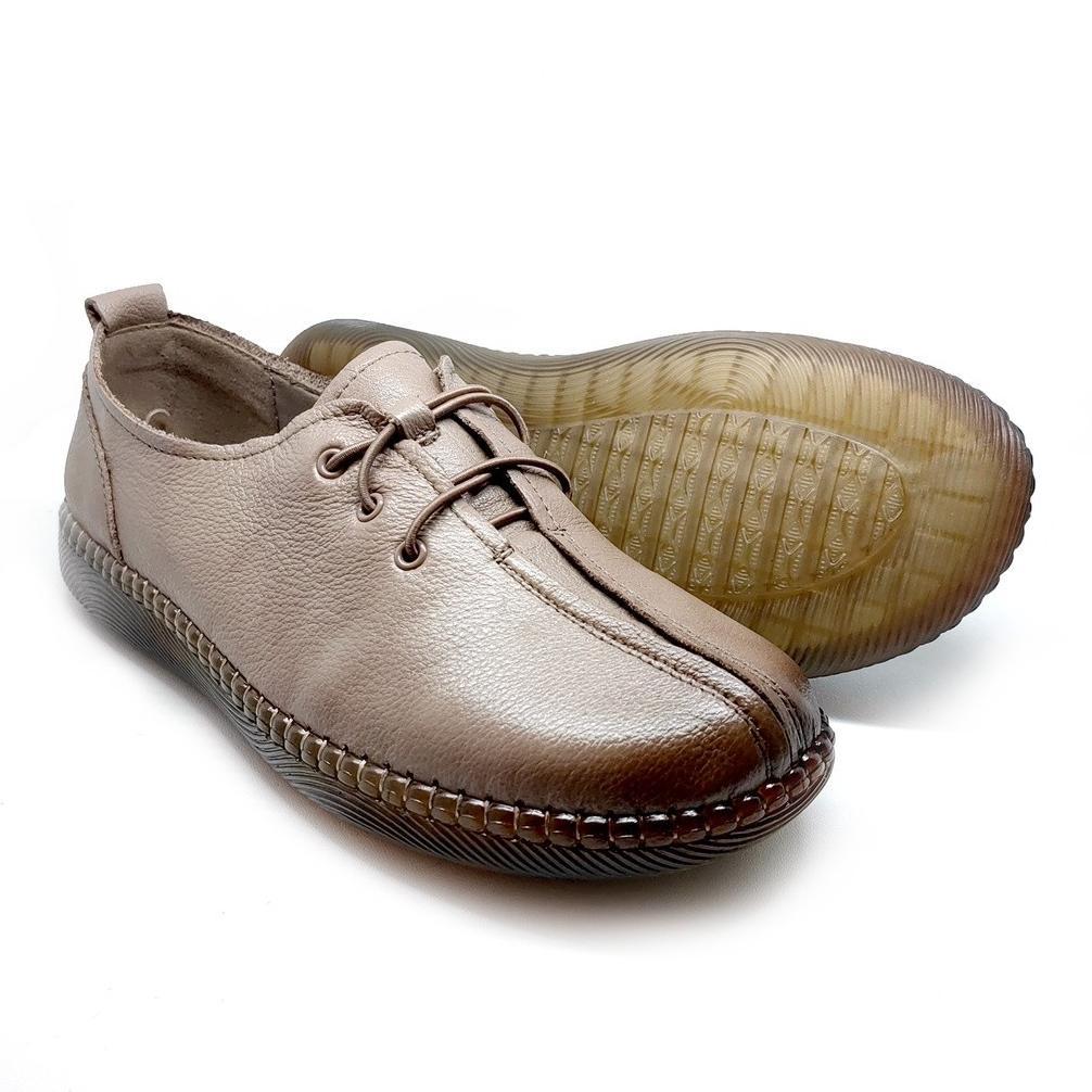 HOT Pollux Monday WBB 256 - Flat Shoes Wanita Bertali Oxford Casual Style