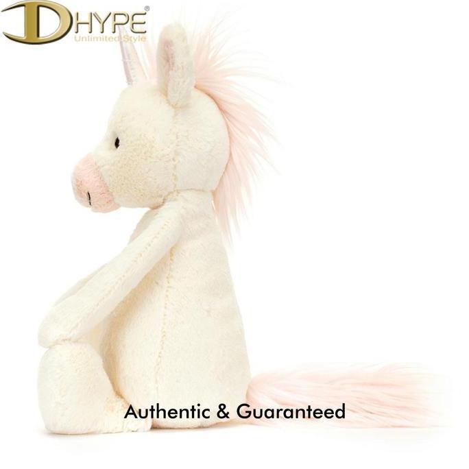 JELLYCAT BASHFUL UNICORN DOLL 100% ORIGINAL [terbaik]