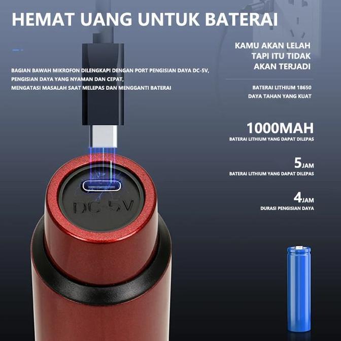 Sale Mikrofon Karaoke Nirkabel Profesional Mikrofon Ganda Karaoke Mikrofon Karaoke Nirkabel Dengan S