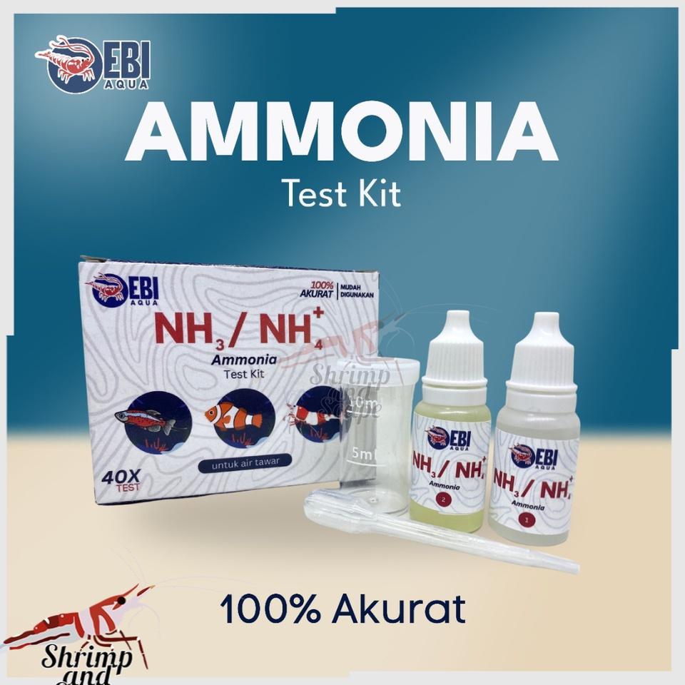 Ebi Nh3 Nh4 Ammonia Water Test Kit Alat Tes Air Aquascape Amonia Air Tawar