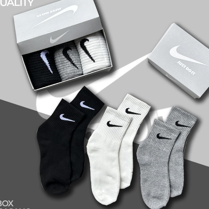Nike Sock/ Kaos Kaki Nike / Nike Sock /  Kaos Kaki Ankel  Terry Quality Lembut/ Kaos Kaki Nike Tebal