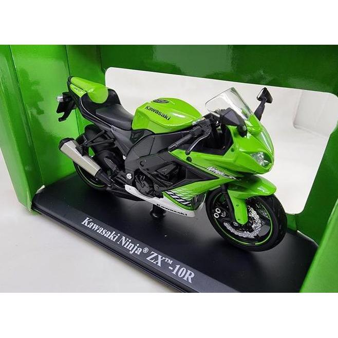 Diecast Motor Kawasaki Ninja Zx10R Maisto 112 W Stand