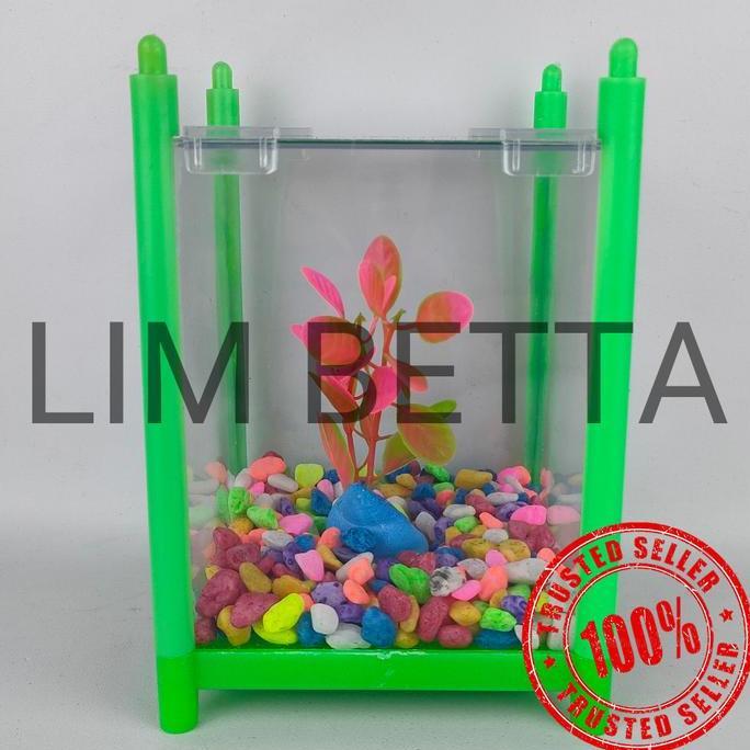 Mumpungready- Paket Aquarium Cupang / Paket Hiasan Aquarium Cupang