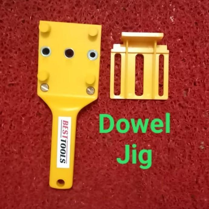 Dowel Jog Hole Drill Guide Pocket Hole Jig / Jig Lubang Dowel