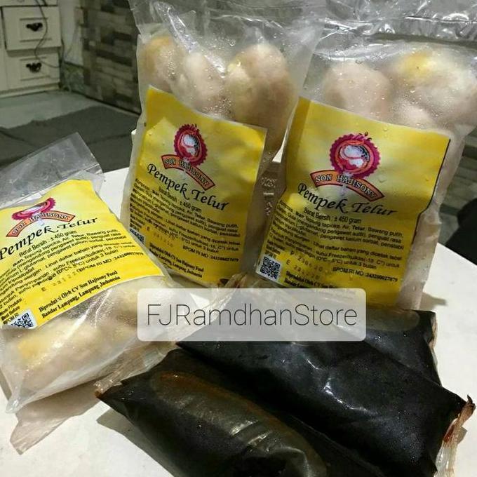 Barudatanglagi- Pempek Telur/Kapal Selam Mini Son H Sony Lampung +-450 Gram