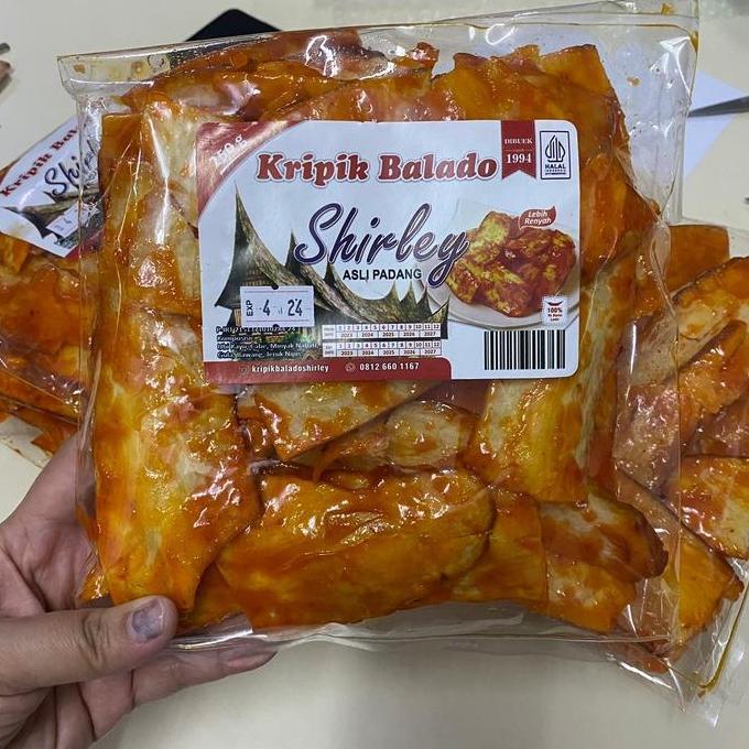 Siapsajikan- Keripik Singkong Balado Pedas Manis Keripik Padang Shirley