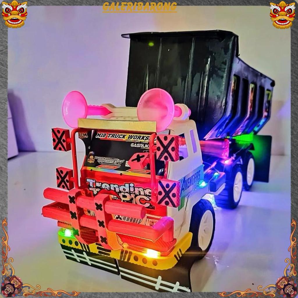 Truk Pasir Mainan Mobilan Modifikasi Ttp 02 Ful Lampu Led Cod