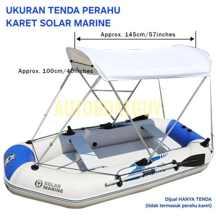 Tenda / Sunshade Perahu Karet Original Solar Marine model Bimini Top