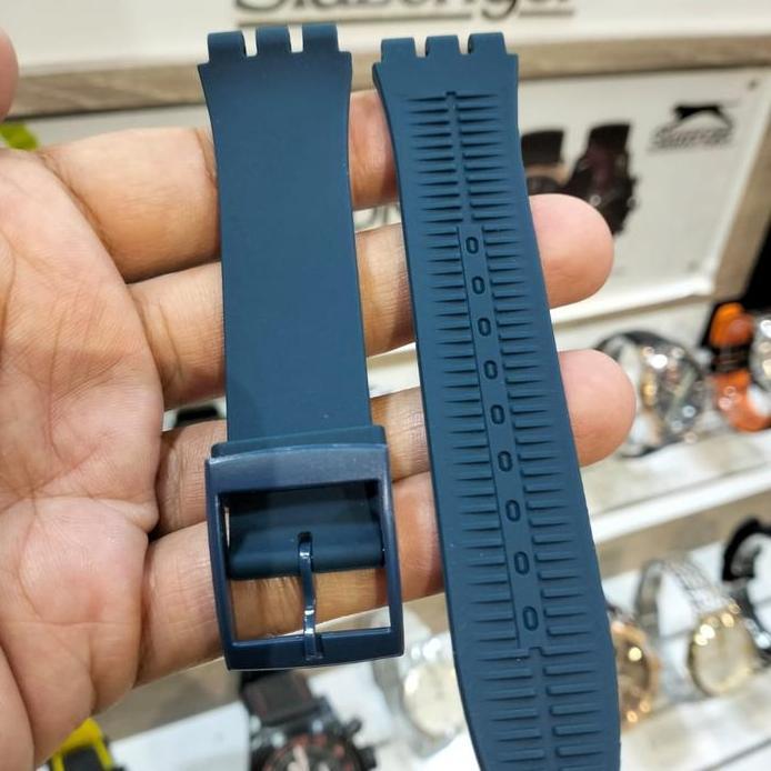 Strap Tali Jam Swatch 19mm Original Oem Rubber Strap Swatch Silicone