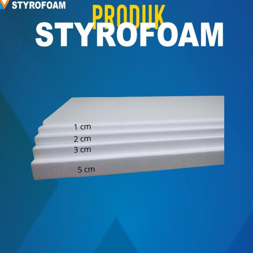 Styrofoam Lembaran 200 X 100 X 5Cm Tebal  5Cm Low