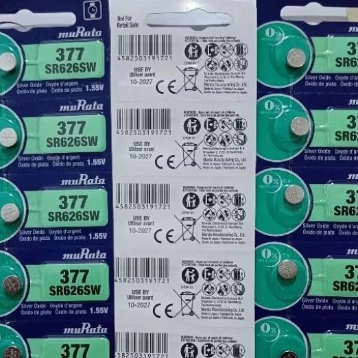 Original Baterai Murata 377//Sr626Sw Murata Sr626Sw Baterai Jam Murata Sr626Sw 377/626 Baterai Jam