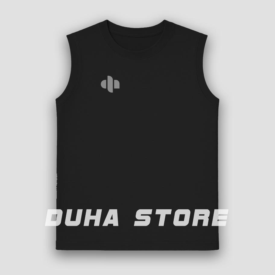 Jersey Singlet Sport Running Gym Duha Sportwear Pria Wanita