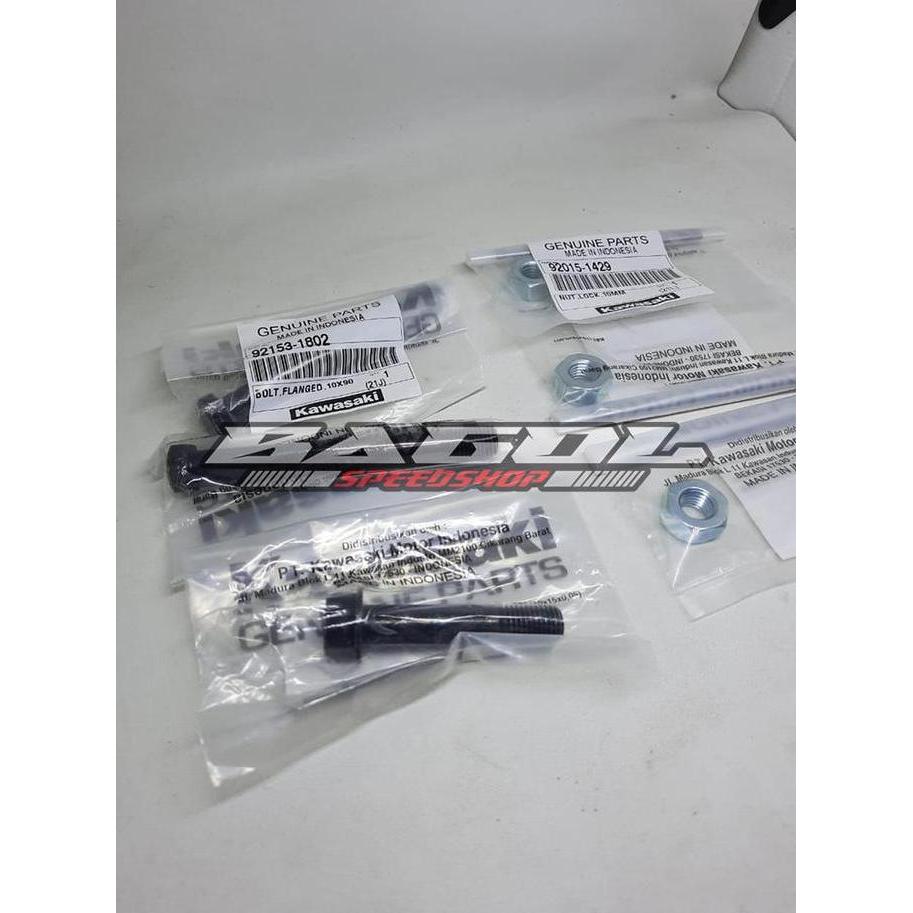 Ready Termurah Baut Mur Uni Trak Unitrack Set Ninja R Ss Original kawasaki