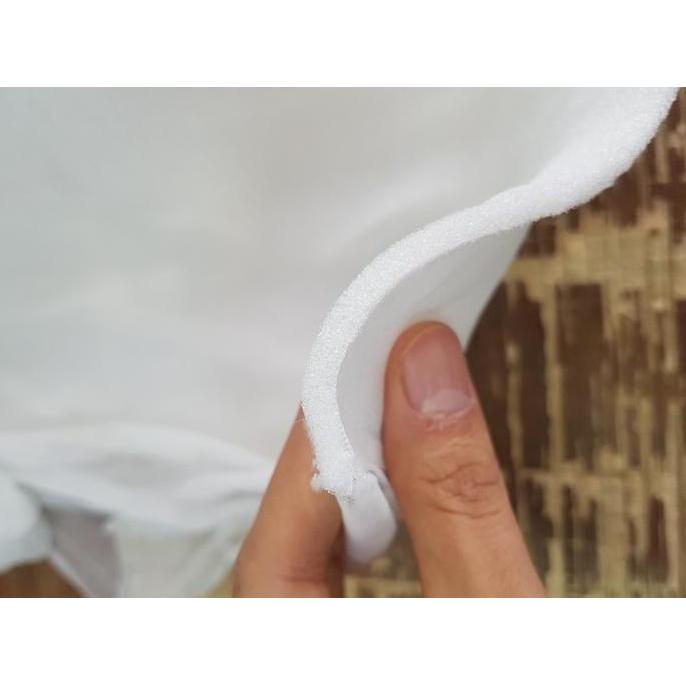 Busa Lapis Tricot 5mm putih Meteran