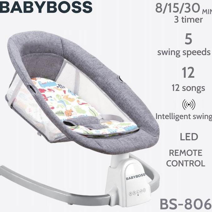 BABYBOSS BS-806 Ayunan Bayi Automatic Baby Swinger Chair Swing Bed