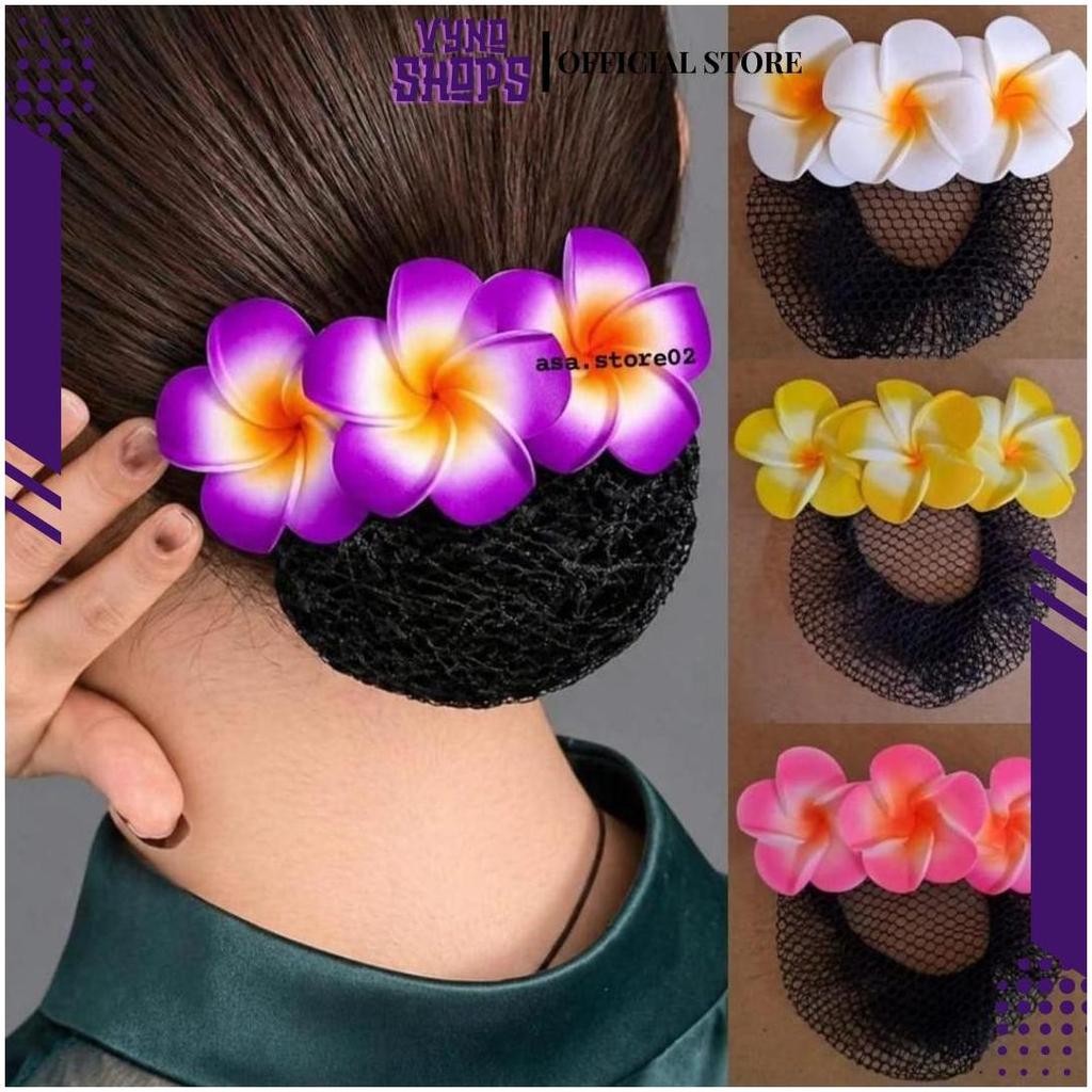 Harnet Sanggul Rambut/Harnet Bunga Jepun/Harnet Rambut Jaring ASA Gratis Ongkir