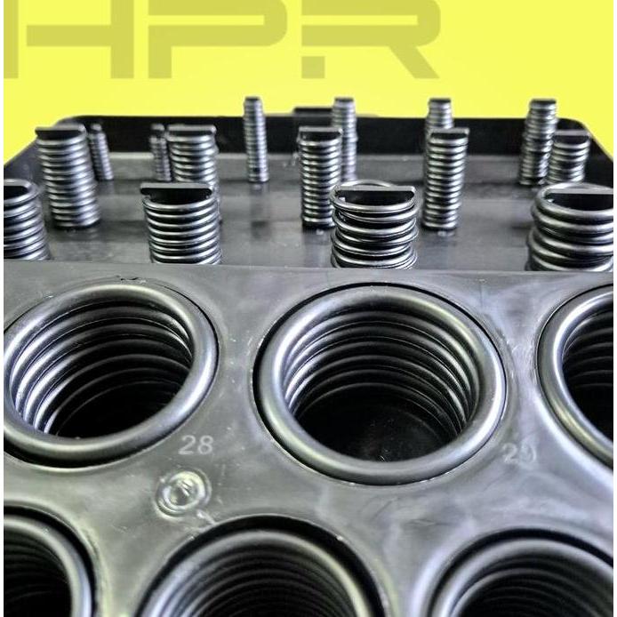 yertixty - NBR-90 Rubber Oring O-ring Box Set INCH AS568 - Karet Seal Anti Bocor - Motor - Mobil - P