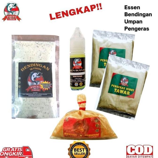 PAKET UMPAN IKAN MAS LENGKAP SOBIRIN FISHING FD99