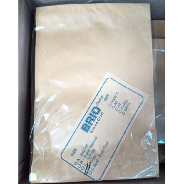 Amplop Coklat Folio TERMURAH/Map Coklat/Envelope Samson/Amplop F4 Kertas