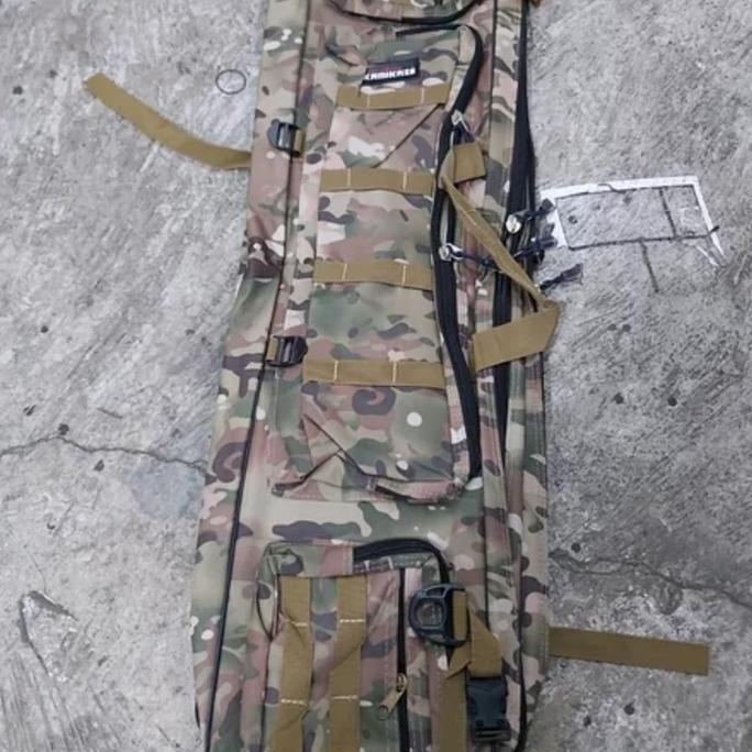 liningcrow - tas pancing kamikaze army 120 cm abri loreng Diskon