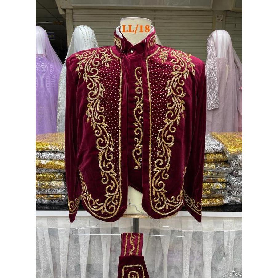 Beskap pengantin Bludru | beskap pengantin bludru hitam