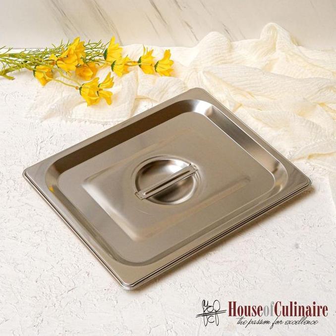 Equip- Tutup Food Pan Stainless 1/2 Tutup Gastronom Pan