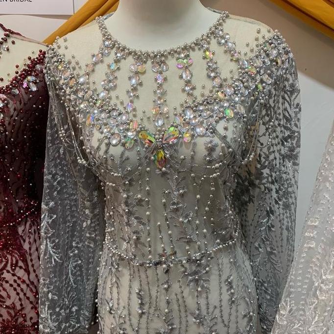 Kebaya ekor warna free veil jumbo