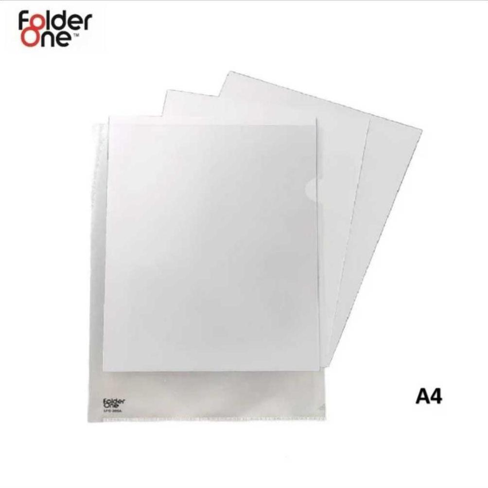 Map L A4 EMBOS / Map Bening A4 Kulit Jeruk MY FOLDER (1LUSIN) **