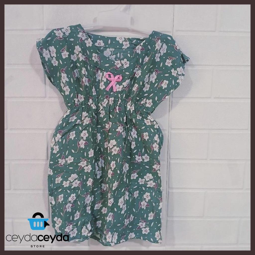 Sale Baju Tidur Rayon Anak/ Setelan Batik Anak Perempuan Usia 1-2 Tahun