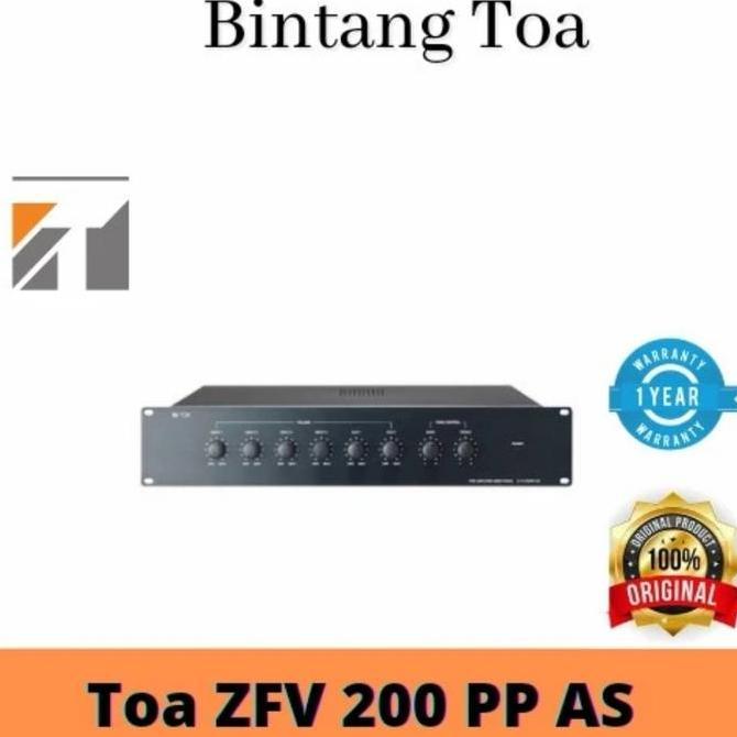 TOA Z-FV200PP-AS (Pre-Amplifier Mixer Panel / Z FV 200 PP AS )