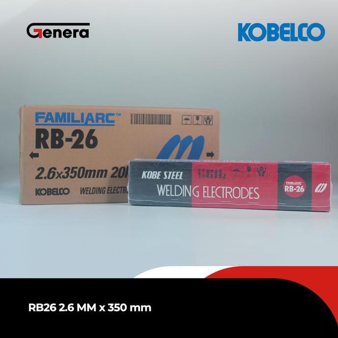 TERBARU - Kawat Las KOBE RB26 2.6mm 5KG / RB26 2.6 MM KOBE