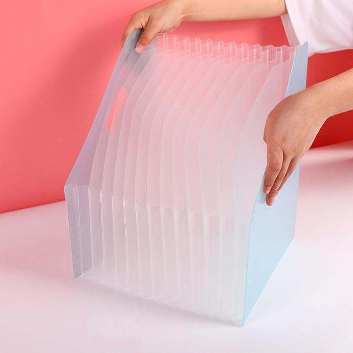 Lager- Standing File A4 / File Folder Document Bag / Tas Dokumen File File Filling Folder 13 Sekat