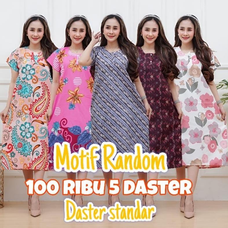 kualitas super daster 100 dapat 5 pcs | 100ribu dapat 5 daster | daster 120 dapat 5 pcs jumbo