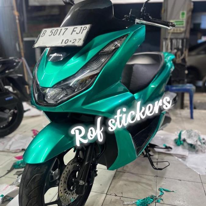 DB240 - Sticker motor tosca satin,, metalik doff ukuran 50x50 Motorcycle Skotlet body bungkus dasi p