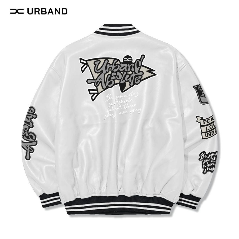 Original X U A  Jaket Varsity Baseball Leather Sintetis Embroidery