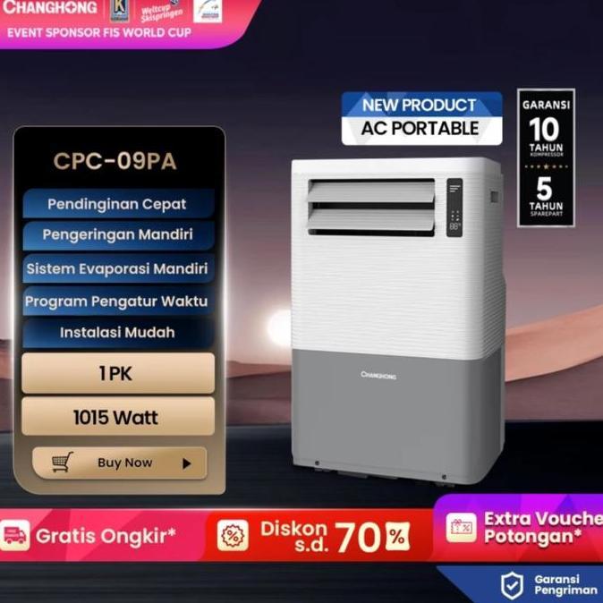 Changhong AC Portable 1 PK CPC-09PA / 1PK CPC 09PA / CPC09PA / 09 PA