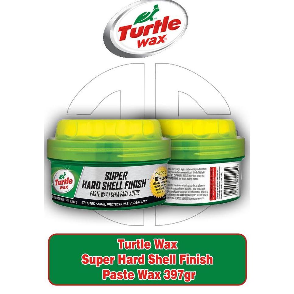 Turtle Wax Super Hard Shell Paste Wax 397gr Pengkilap Mobil Motor Helm