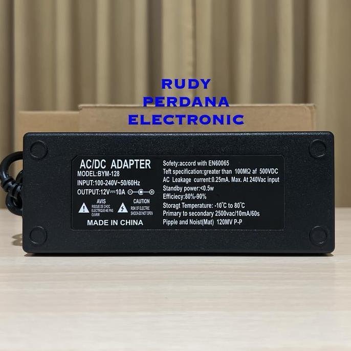 ADAPTOR 12V 10A MURNI 12 VOLT 10 AMPERE MOS27